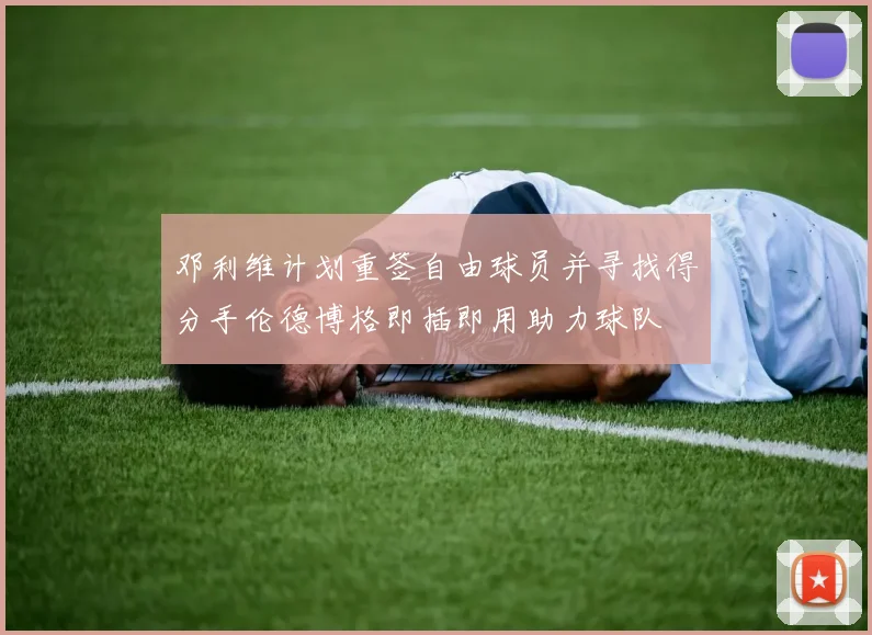 邓利维计划重签自由球员并寻找得分手伦德博格即插即用助力球队